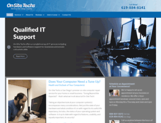 on-site-techs.com screenshot