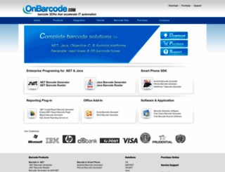 onbarcode.com screenshot