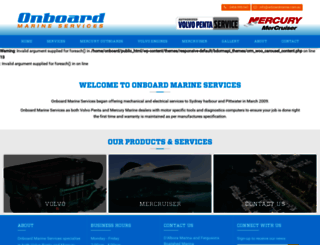 onboardmarine.com.au screenshot