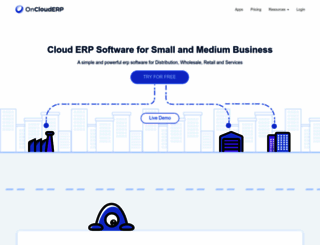 onclouderp.com screenshot