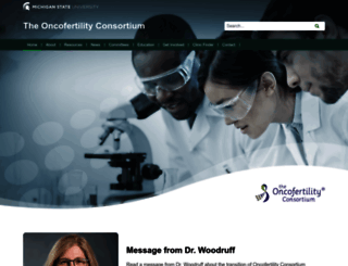 oncofertility.northwestern.edu screenshot