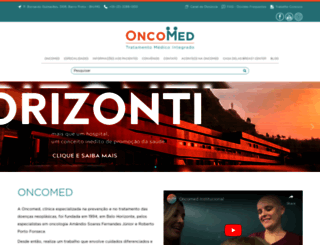 oncomedbh.com.br screenshot