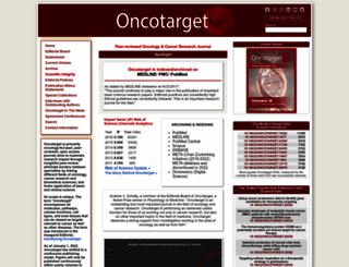 oncotarget.com screenshot