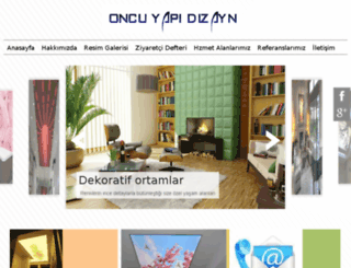 oncuyapidizayn.com screenshot