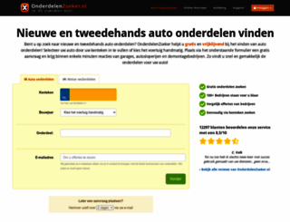 onderdelenzoeker.nl screenshot
