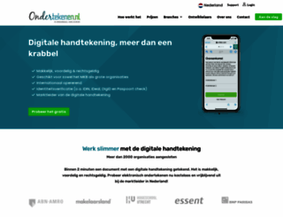 ondertekenen.nl screenshot