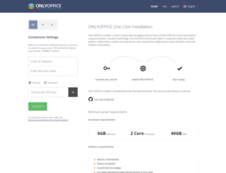 one-click-install.onlyoffice.com screenshot