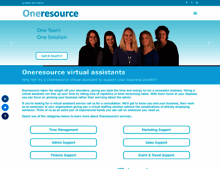 one-resource.com screenshot