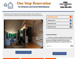 one-stop-renovation.com.au screenshot