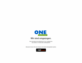 one-telecom.de screenshot