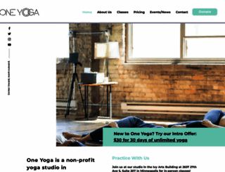 one-yoga.org screenshot