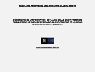 one2014.mpublicite.fr screenshot