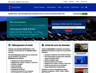 one2net.fr screenshot