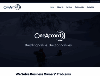 oneaccordpartners.com screenshot