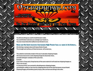 onebadhawk.com screenshot