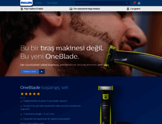 oneblade.philips.com.tr screenshot