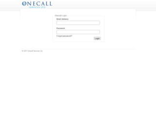 onecallportal.co.uk screenshot
