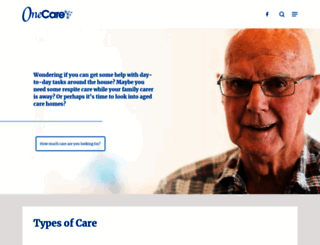 onecare.org.au screenshot
