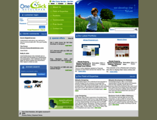 oneclickdeveloper.com screenshot