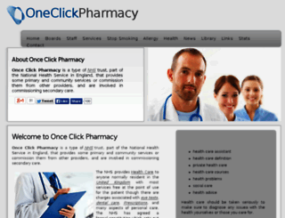 oneclickpharmacy.co.uk screenshot
