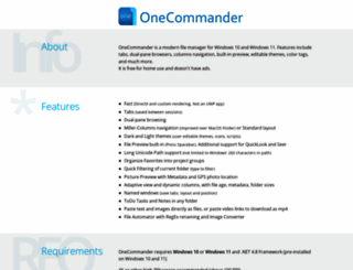 onecommander.com screenshot