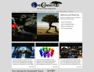 onecommunityranch.org screenshot