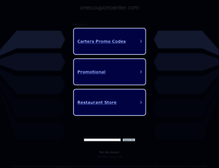 onecouponcenter.com screenshot