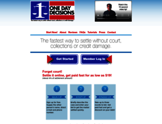 onedaydecisions.com screenshot