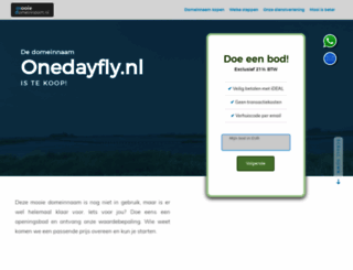 onedayfly.nl screenshot
