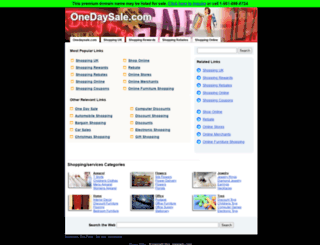 onedaysale.com screenshot