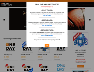 onedayshootouts.com screenshot
