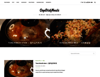 onedishmeals.net screenshot