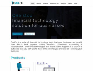 onefin.in screenshot