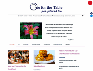 oneforthetable.com screenshot