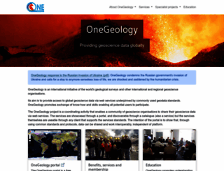 onegeology.org screenshot