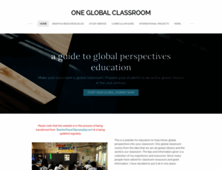 oneglobalclassroom.com screenshot