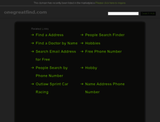 onegreatfind.com screenshot