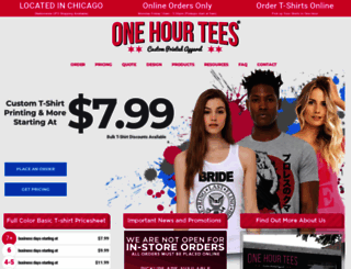 onehourtees.com screenshot