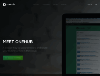 onehub.com screenshot