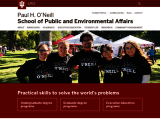 oneill.iupui.edu screenshot