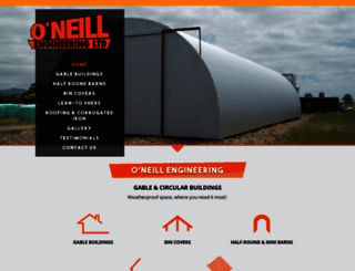 oneillengineering.co.nz screenshot