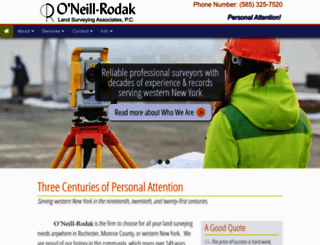 oneillrodak.com screenshot
