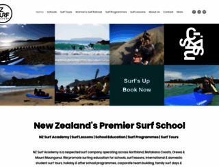 oneillsurfacademy.co.nz screenshot