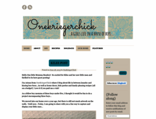 onekriegerchick.wordpress.com screenshot