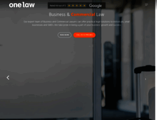 onelaw.com.au screenshot