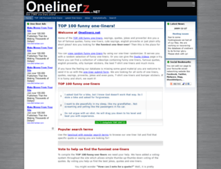 onelinerz.net screenshot