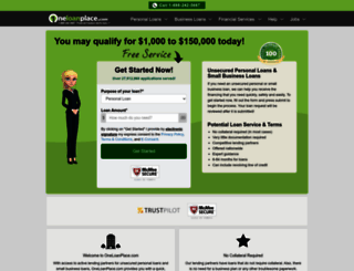 oneloanplace.com screenshot