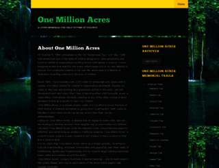 onemillionacres.wordpress.com screenshot