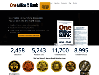 onemillioninthebank.com screenshot
