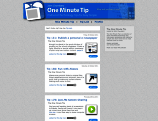 oneminutetip.com screenshot